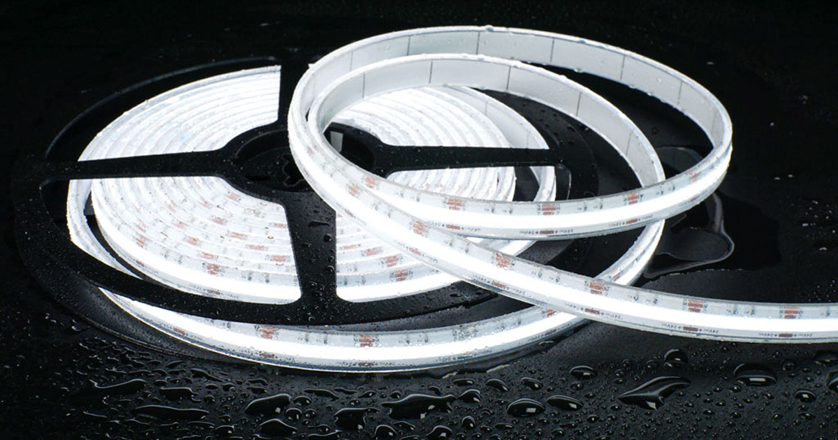 SOB IP68 Waterproof LED Strip: Extruded Construction