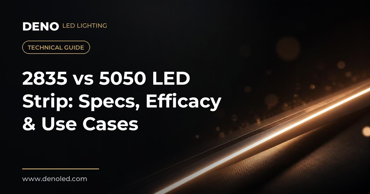 2835 vs 5050 LED Strip: Specs, Efficacy & Use Cases