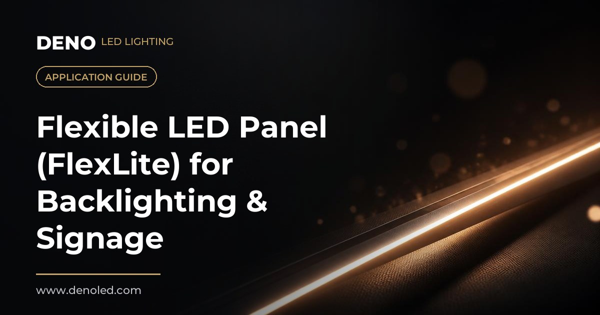 Flexible LED Panel (FlexLite) for Backlighting & Signage