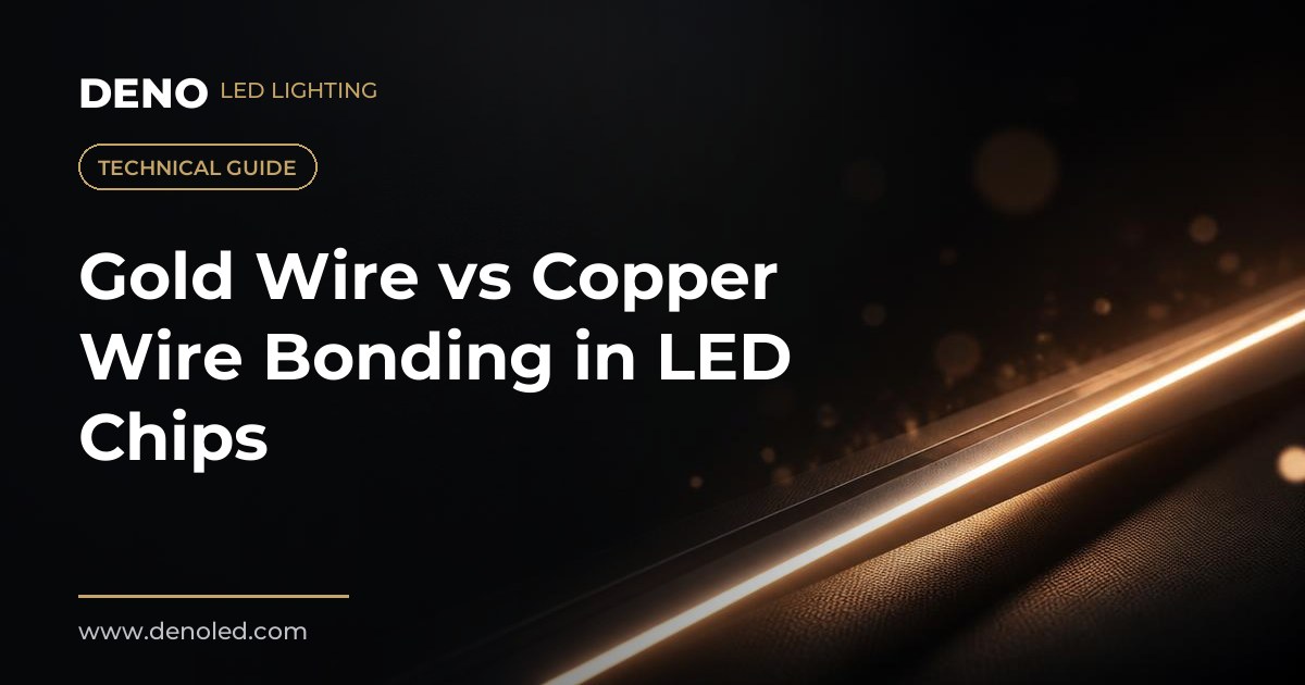 Gold Wire vs Copper Wire Bonding in LED Chips