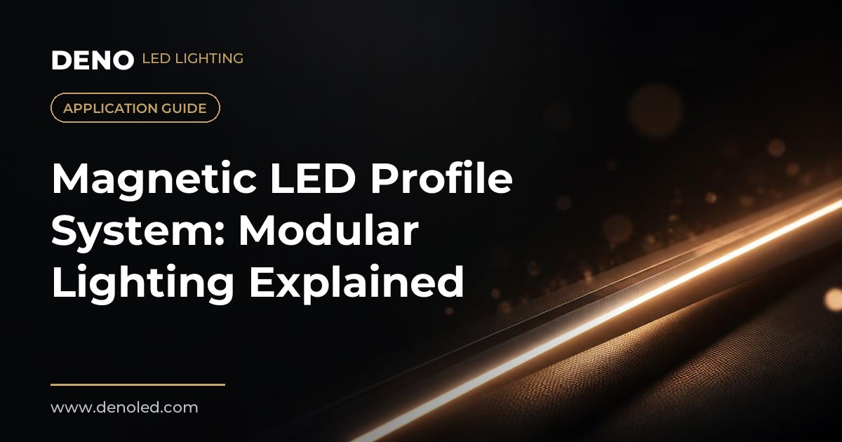 Magnetic LED Profile System: Modular Lighting Explained