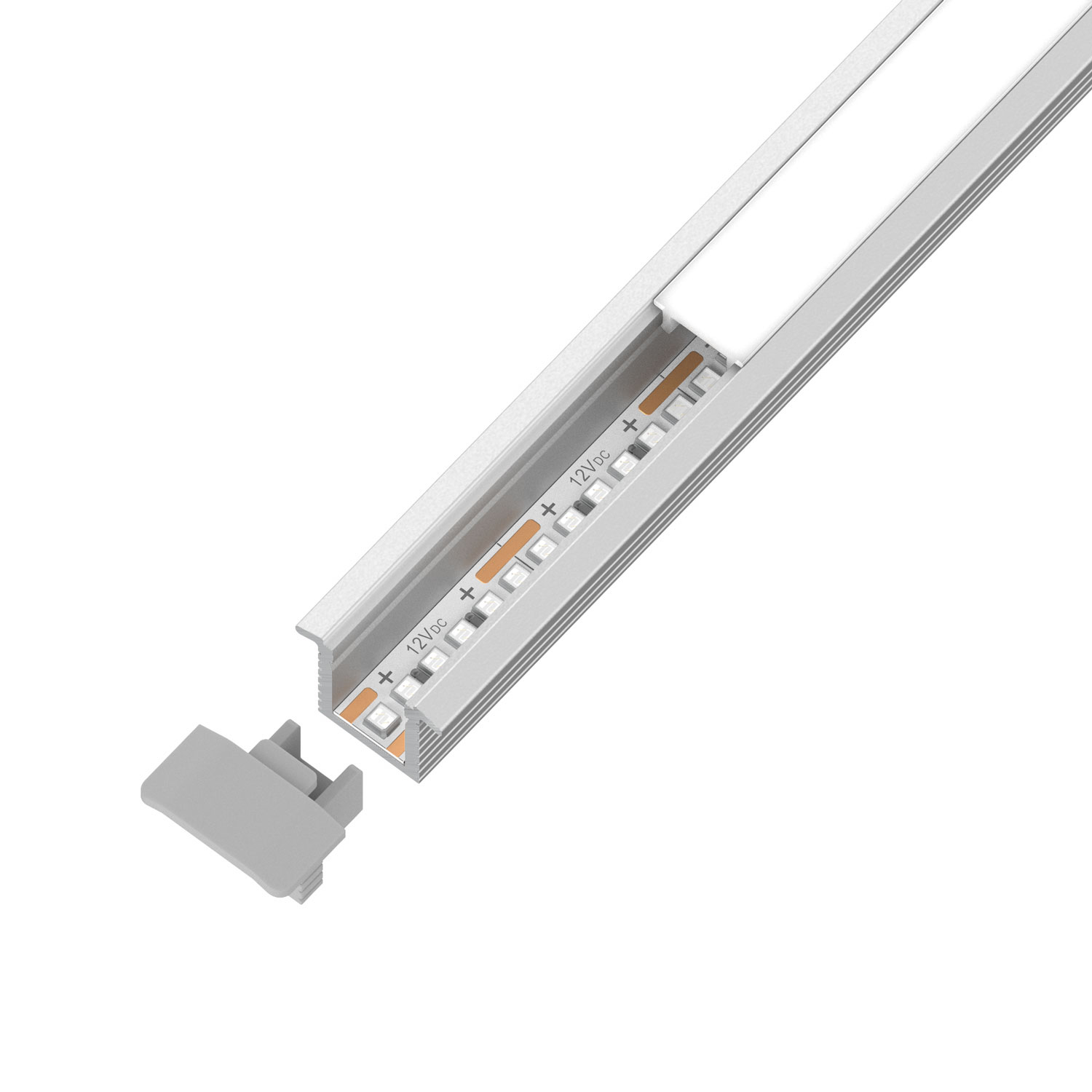 8.89×7.79mm With Flange Aluminum Channel LED
