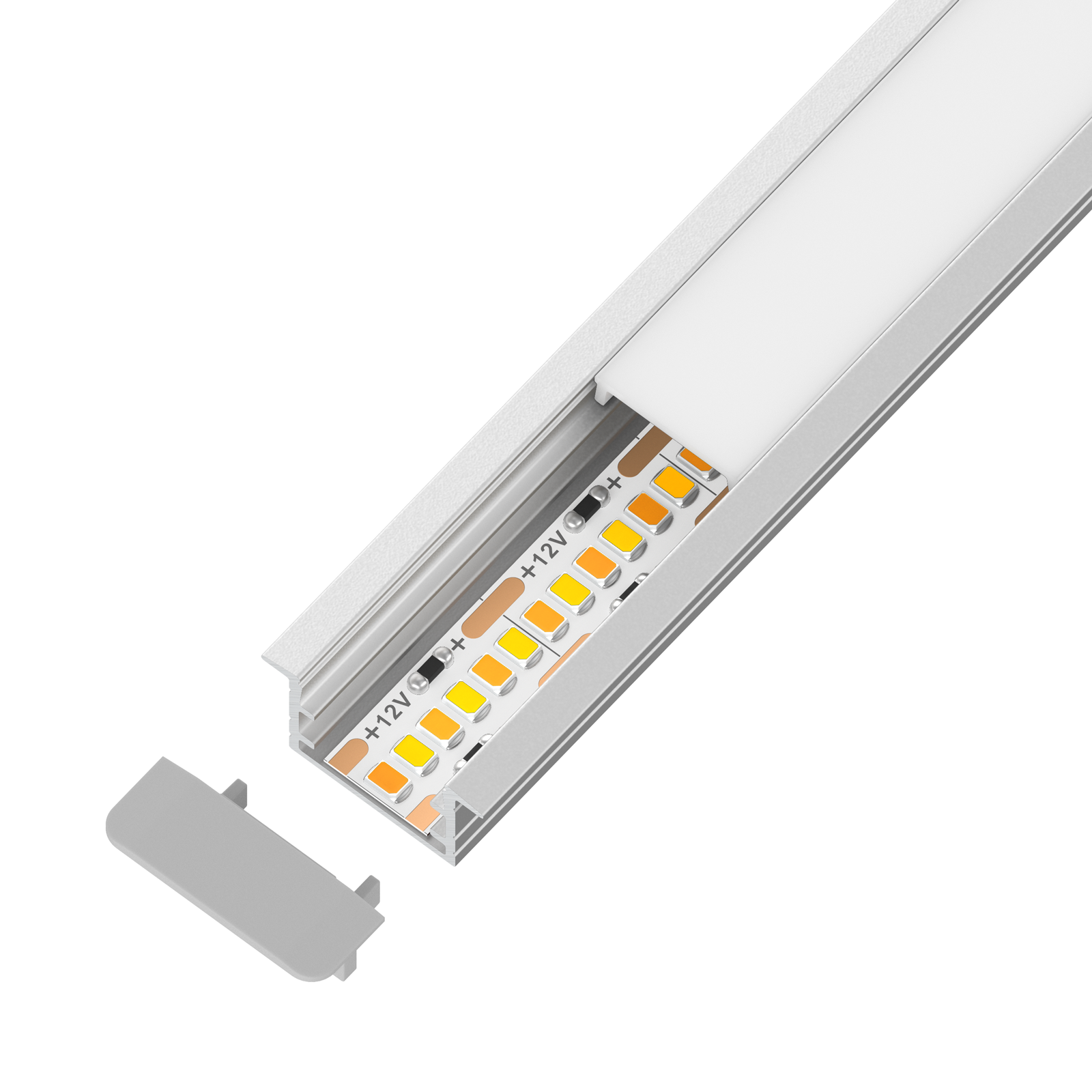 14.2×9.8mm With Flange Aluminum Channel LED