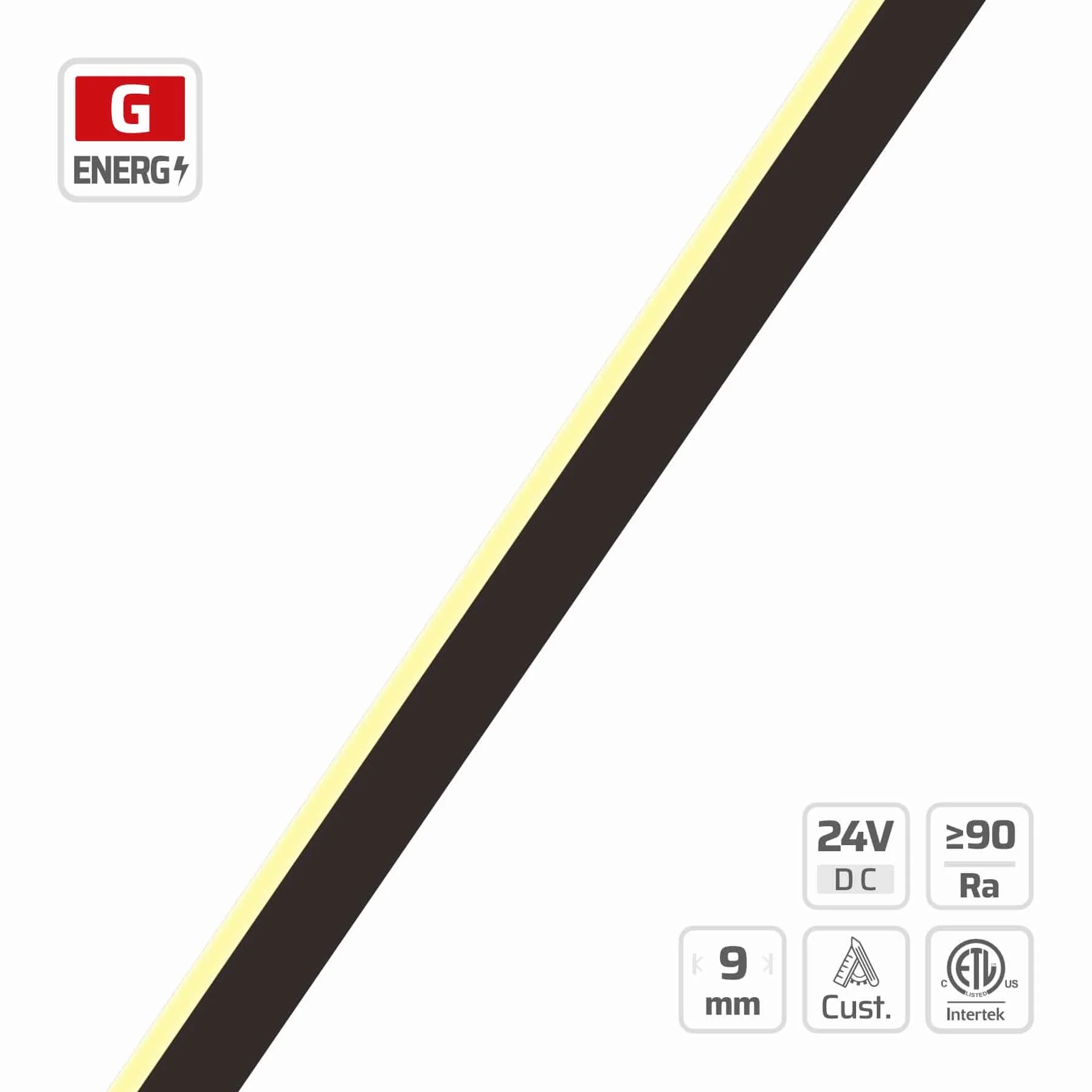9mm | 24V | 140LEDs | Arbitrary cut | #14045 | Special LED Strip Light