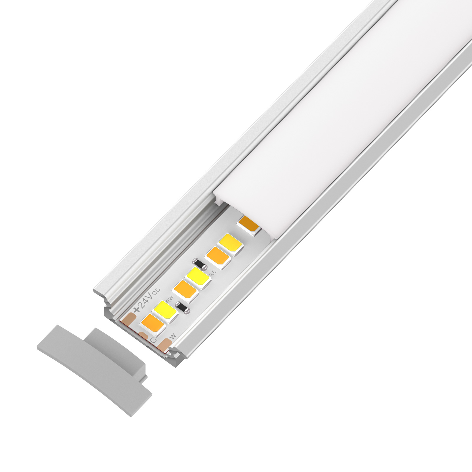 17x7mm With Flange Aluminum Channel LED