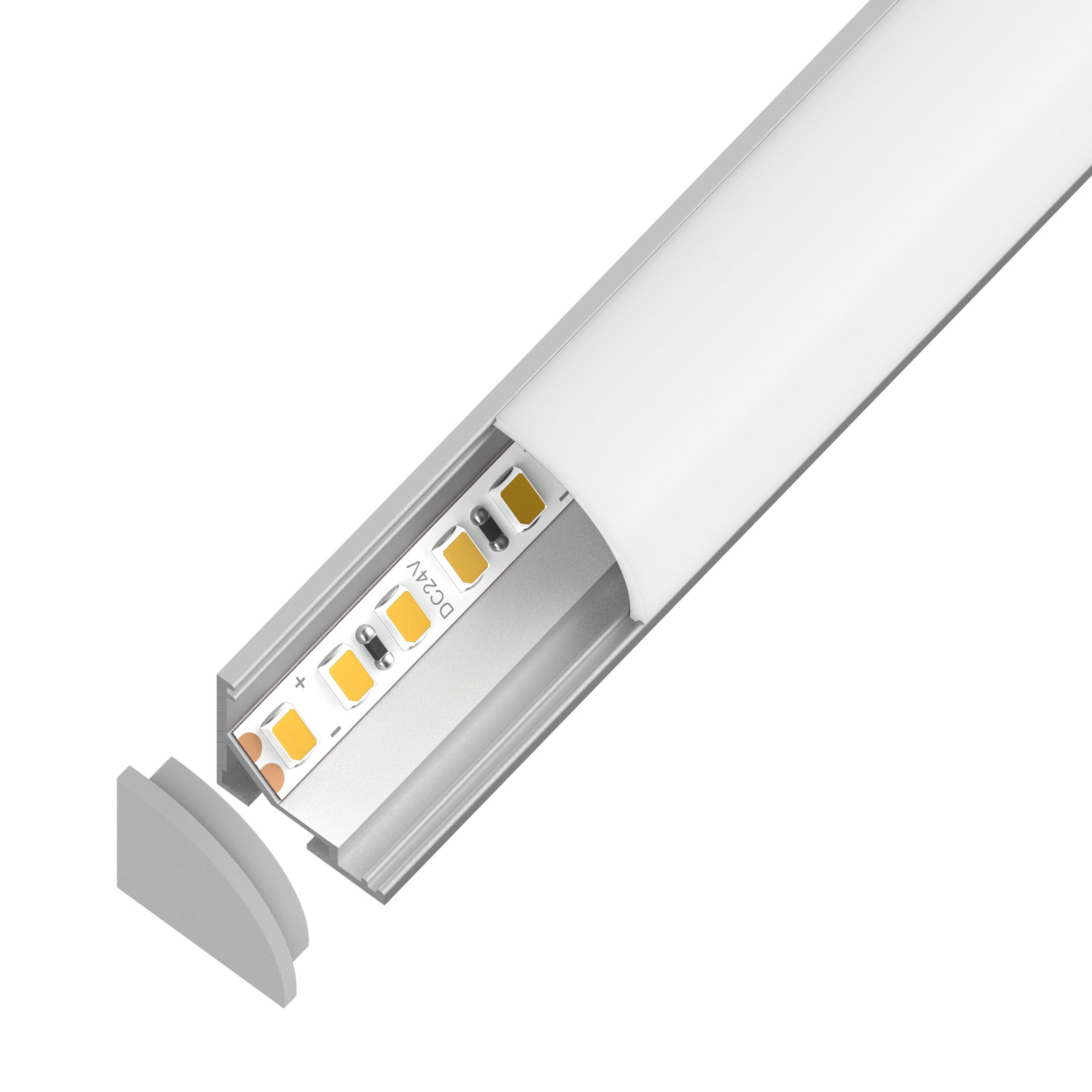 16x16mm V Shape Aluminum Channel LED Strip