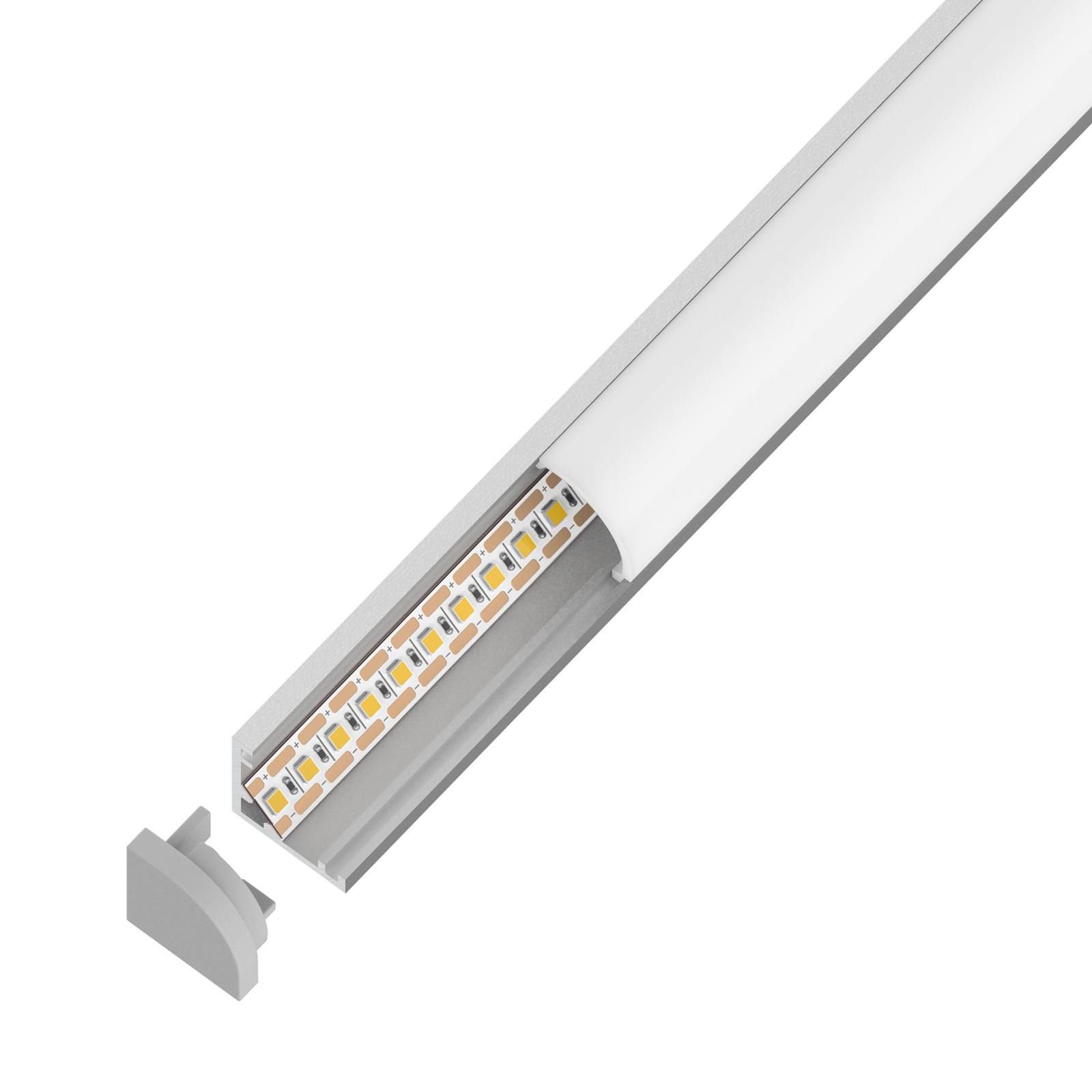 10x10mm V Shape Aluminum Channel LED