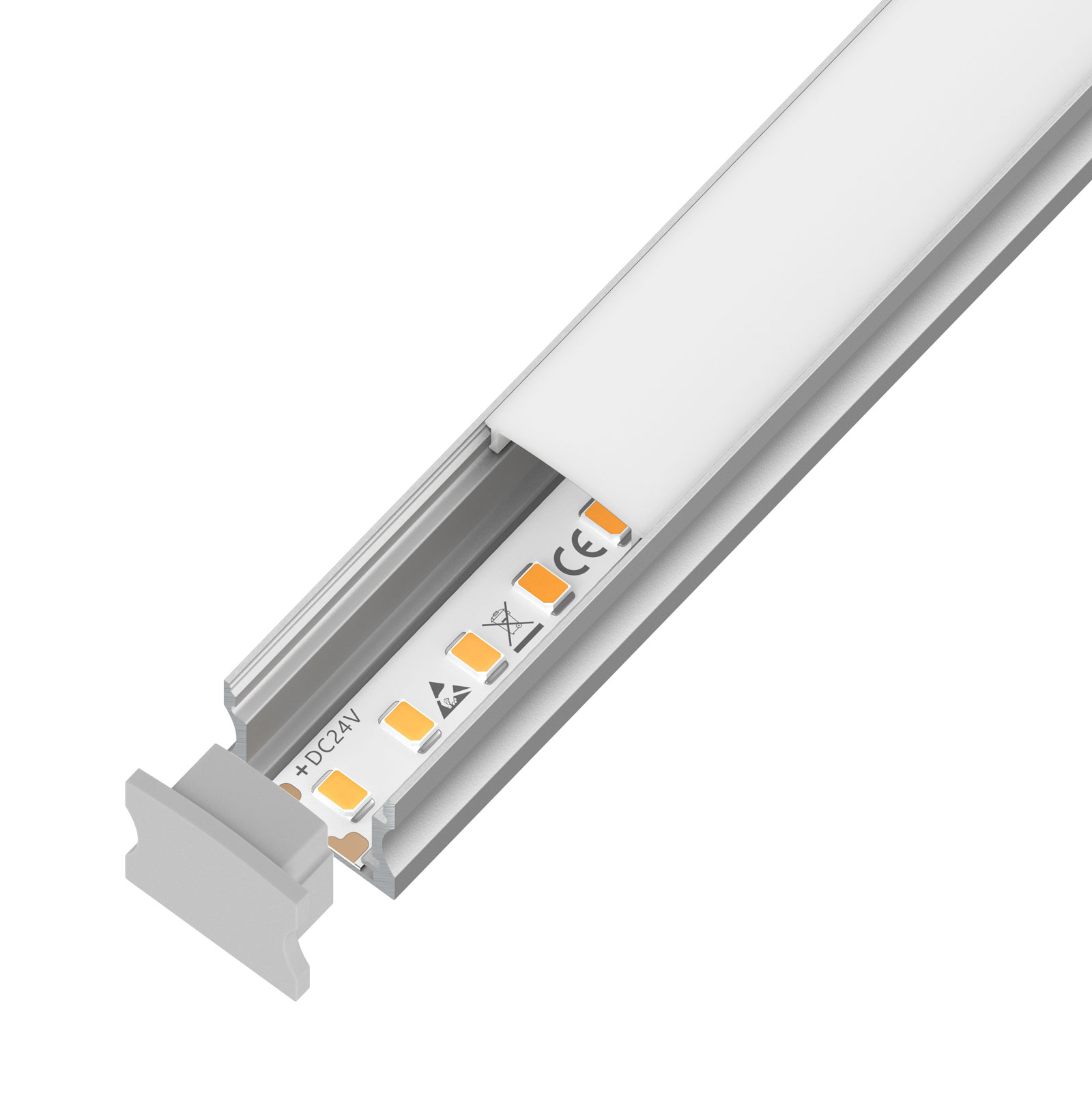 17x15mm Aluminum LED Strip Channel