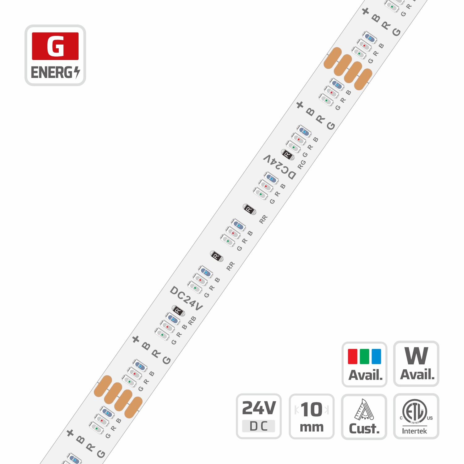 8mm | 24V | 336LEDs | 62.5mm/cut | #6016 | 2110 Ultra Density LED strip light