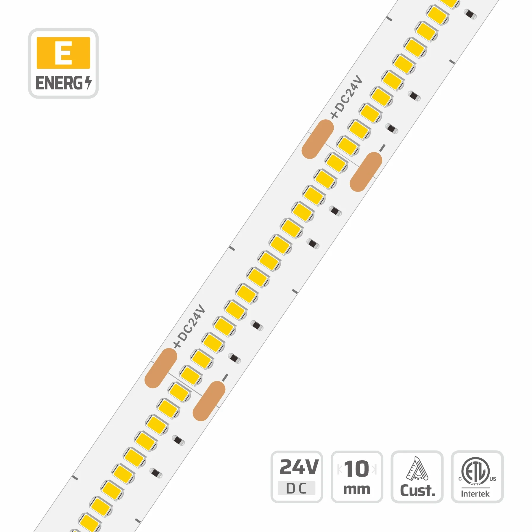 10mm | 24V | 420LEDs | 33.334cut | #8227-N | 2216 Ultra-Density LED strip light