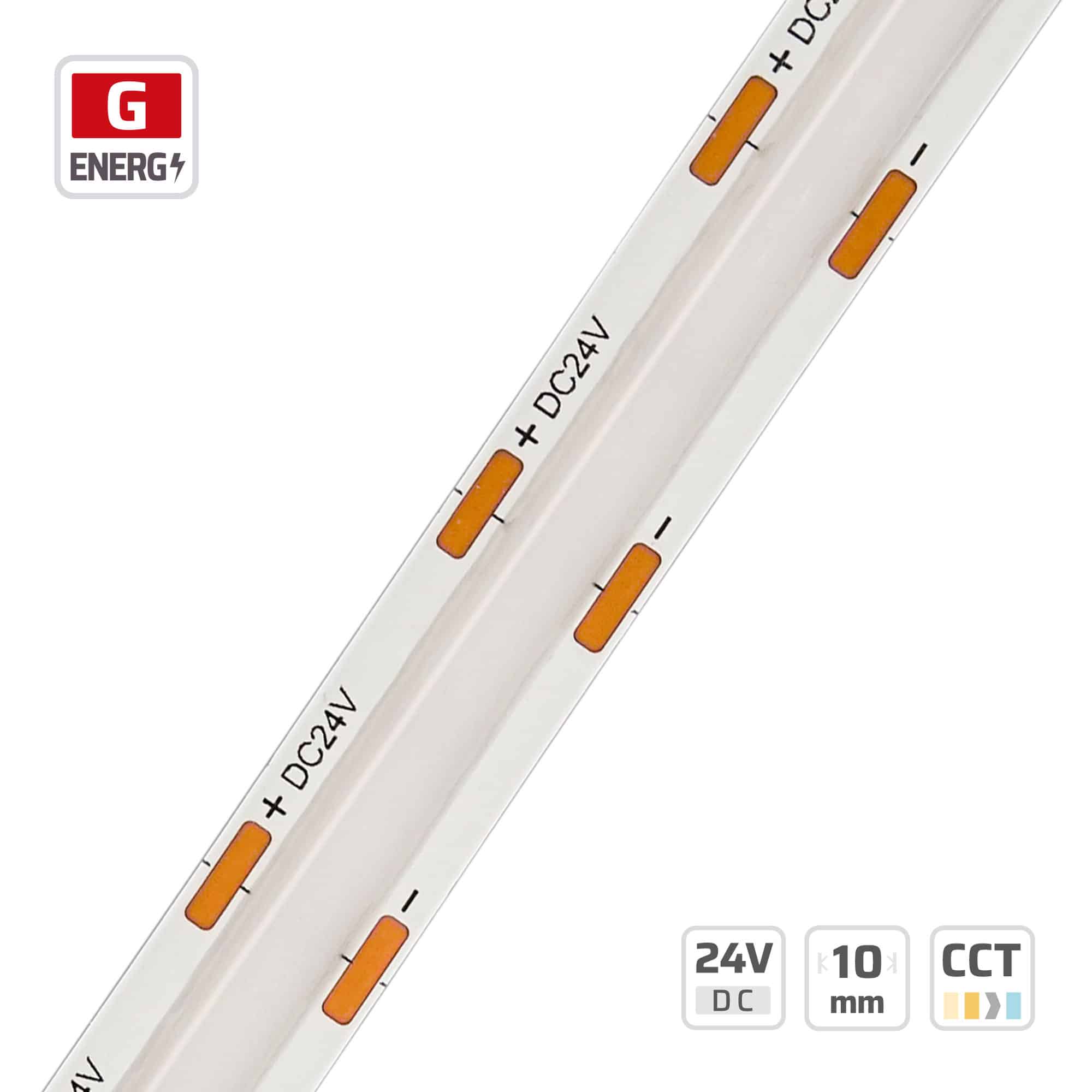 10mm | 24V | 300LEDs | 20mm/cut | #14512 | 15m Ultra-Long SOB LED Strip