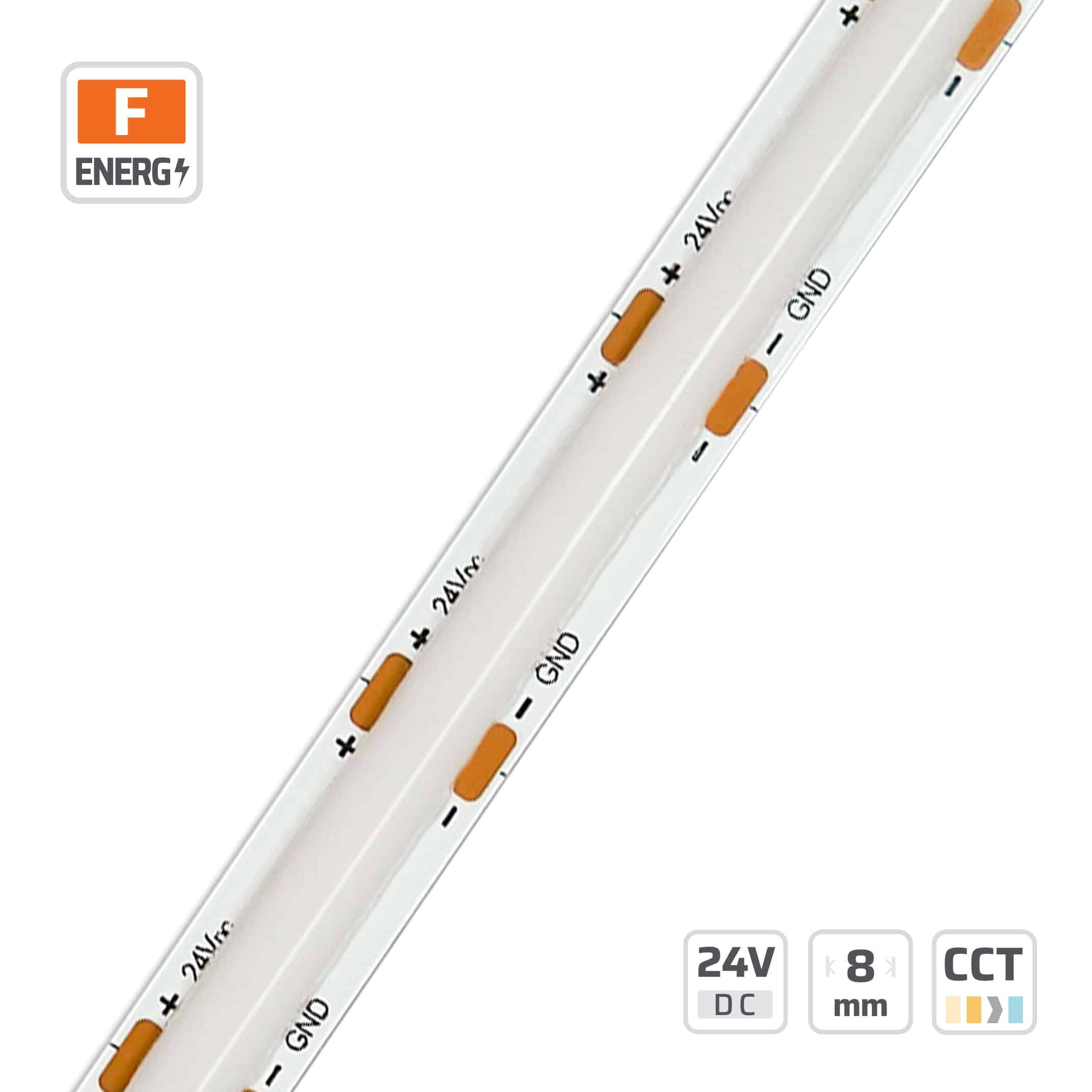 8mm | 24V  | 20cut | #13922 | Single-Color SOB LED Strip