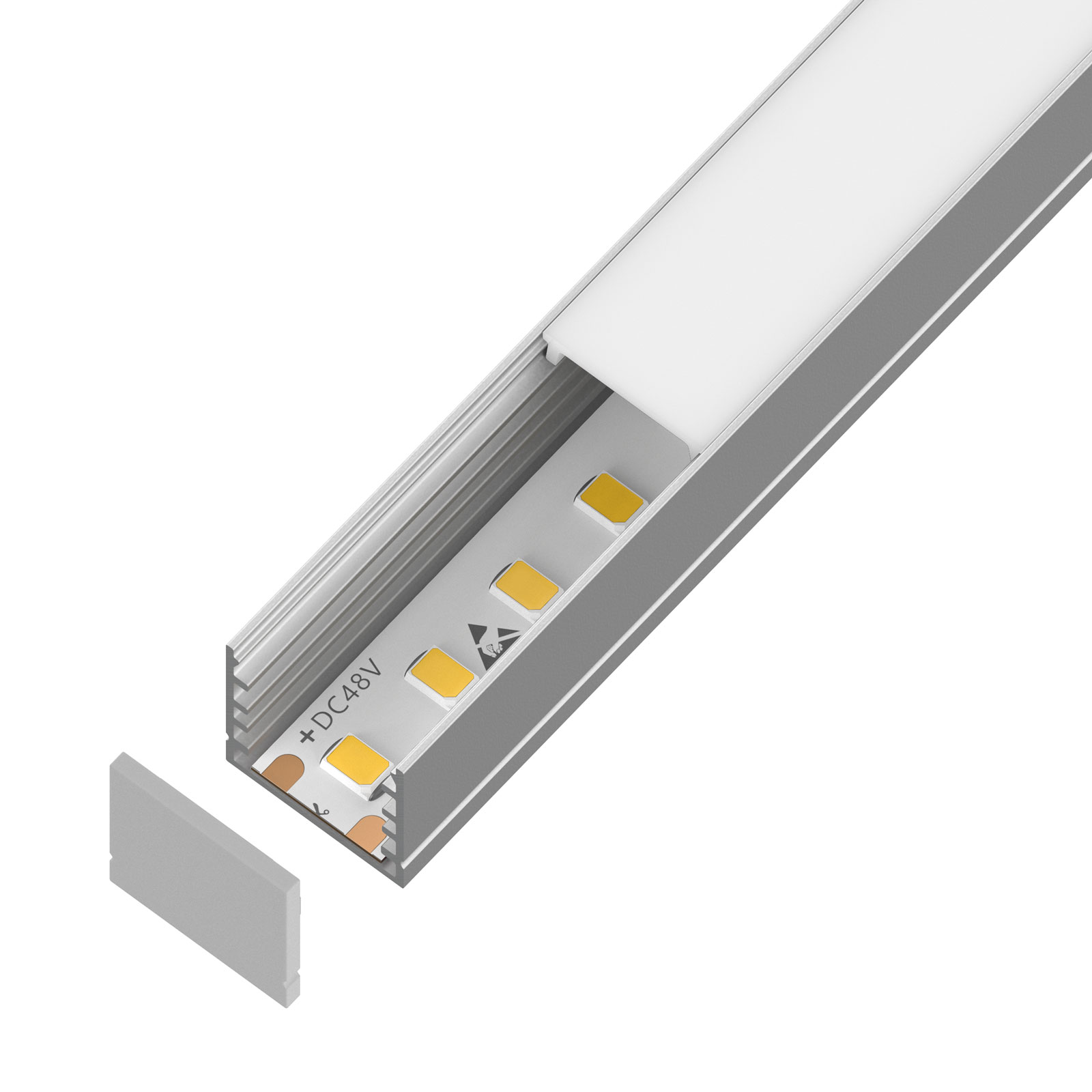 15x15mm Aluminum LED Strip Channel